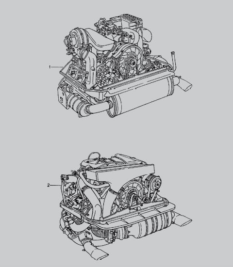 Replacement engine, crank case